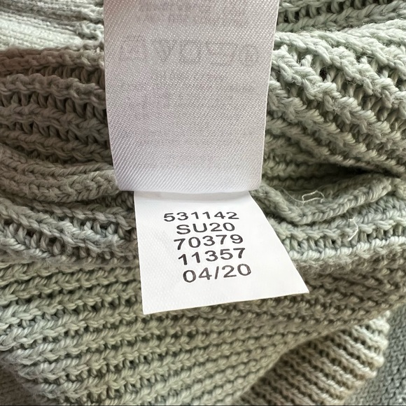 LOFT XL cropped boxy open weave mint sweater. EUC - Picture 11 of 11